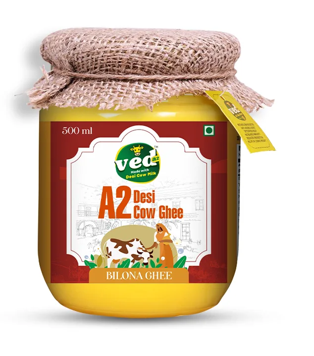 Ved A2 Desi Cow Ghee 500ml | Traditional Bilona Method